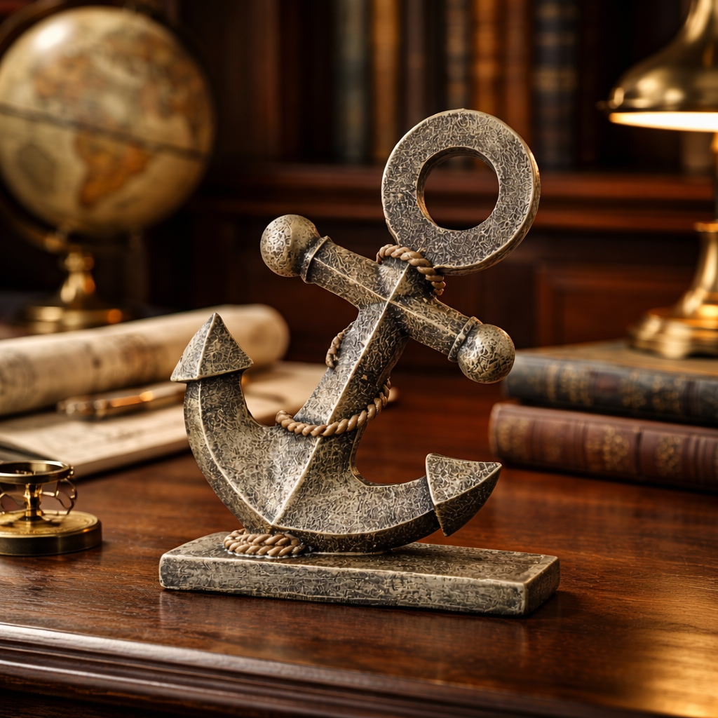 Admiral’s Crest™ - Nautical Vintage Anchor Ornament