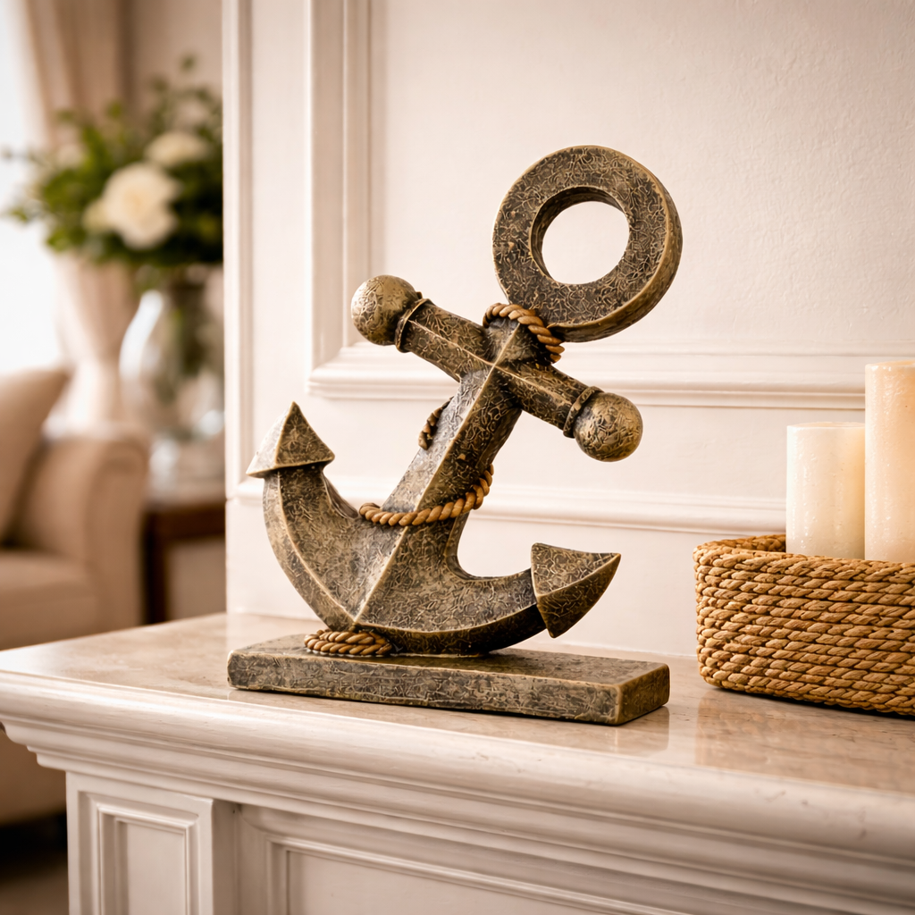 Admiral’s Crest™ - Nautical Vintage Anchor Ornament