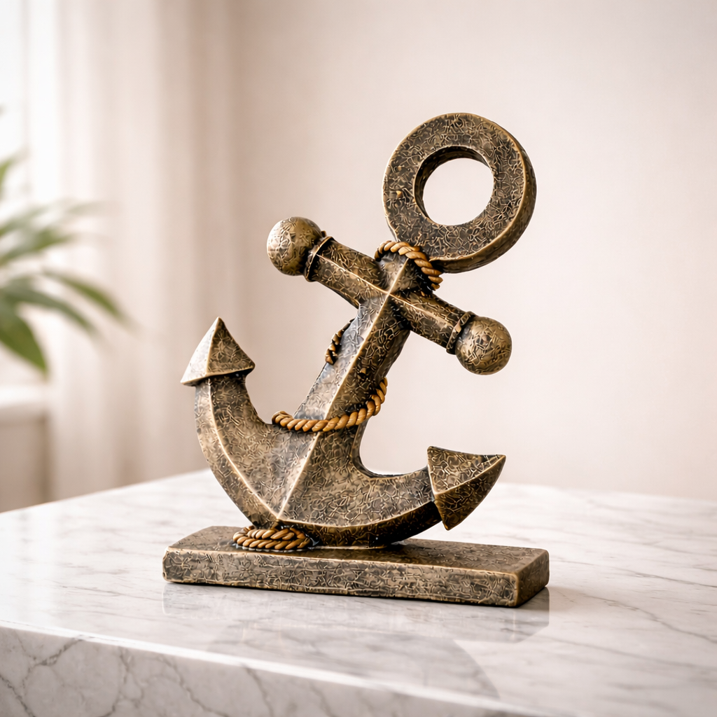 Admiral’s Crest™ - Nautical Vintage Anchor Ornament