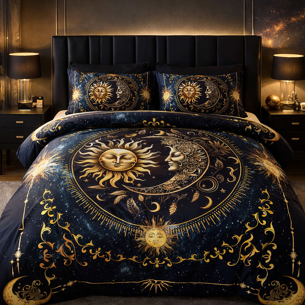 Celestara™ Sun & Moon Duvet Set