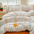 Cheerful Striped Bedding Set