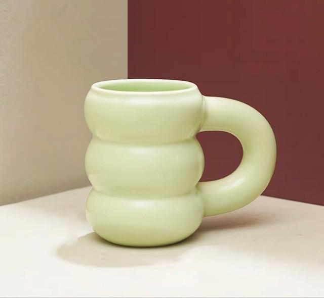 Chunko Thick Ceramic Mug Green
