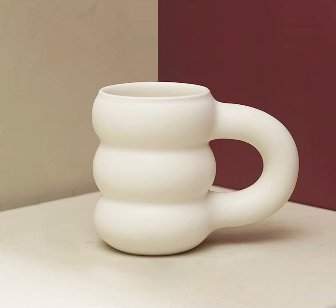 Chunko Thick Ceramic Mug White