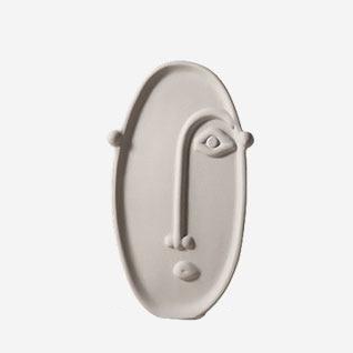 Clay Profile Ceramic Accents Oval Face L