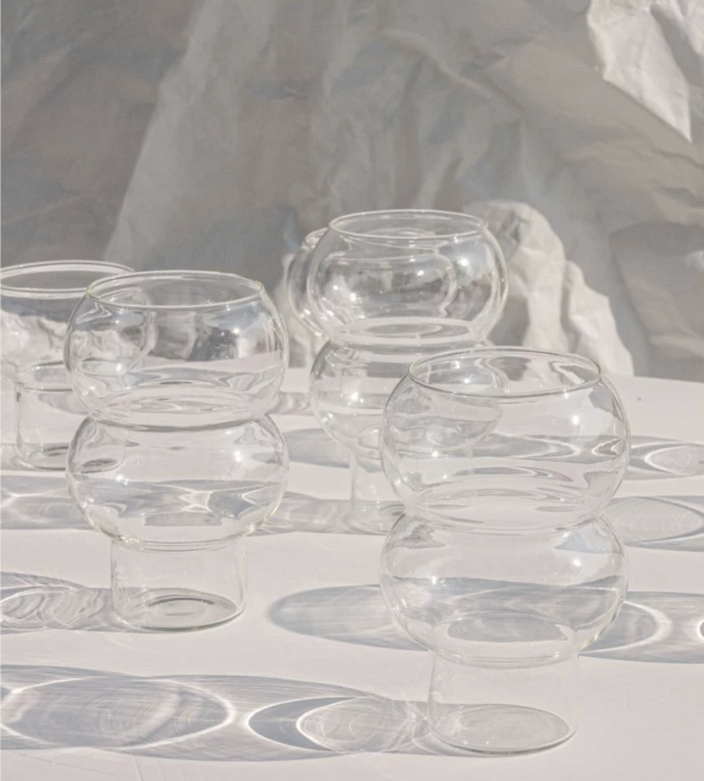 Clear Droplet Cocktail Glass - Final Sale