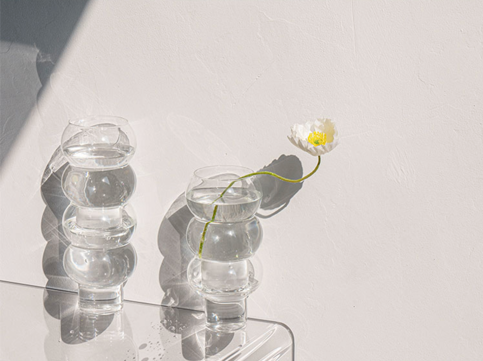 Clear Droplet Cocktail Glass - Final Sale