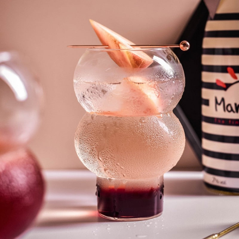 Clear Droplet Cocktail Glass - Final Sale