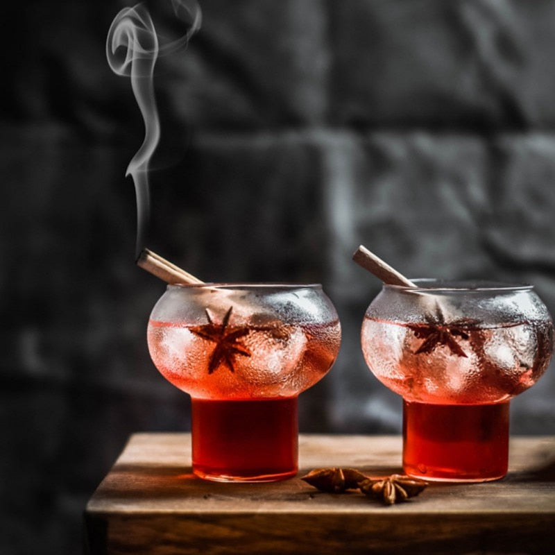 Clear Droplet Cocktail Glass - Final Sale