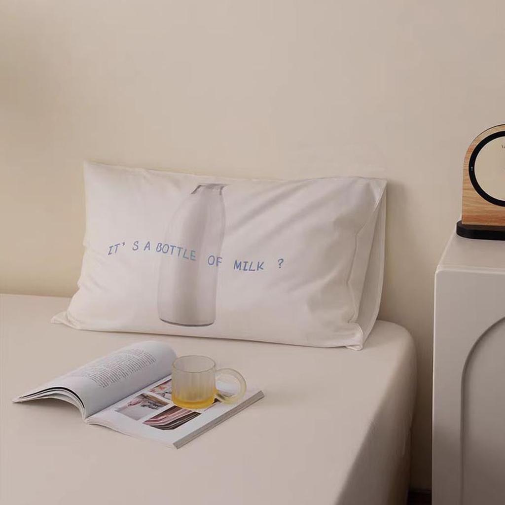 Coastal Summer Printed Pillowcase Milk