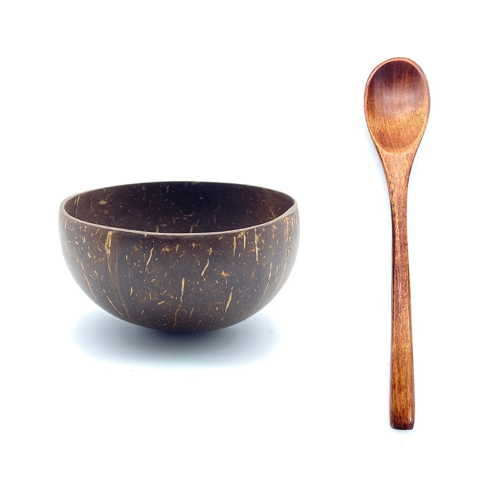 Coco Natural Bowl Set Spoon + Bowl