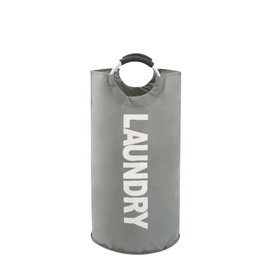 Collapsible Oxford Cloth Laundry Basket Grey Mist