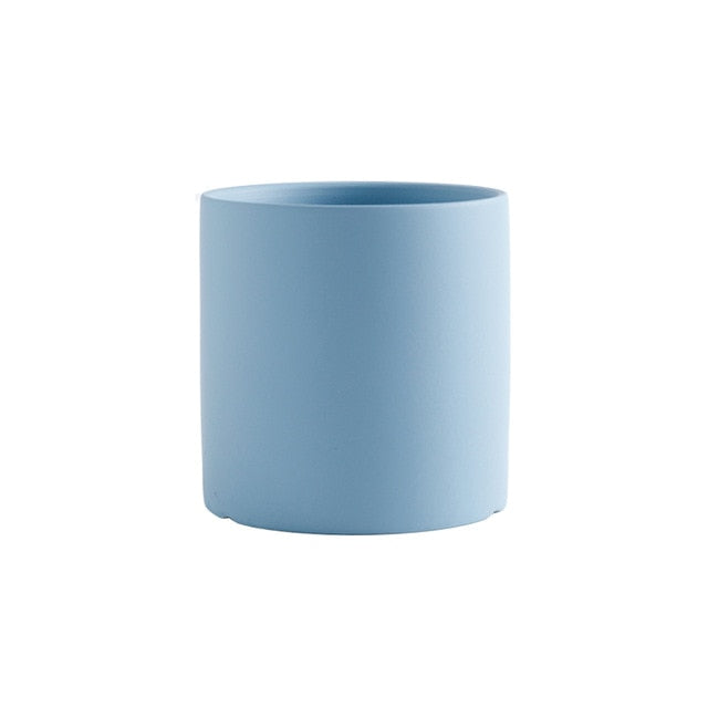 Color Clay 3" Mini Ceramic Succulent Planter Lake Blue