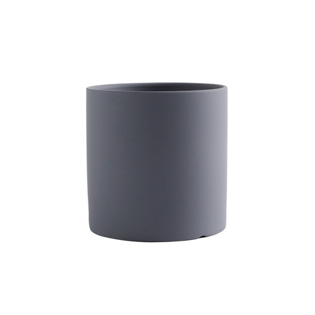 Color Clay 3" Mini Ceramic Succulent Planter Charcoal