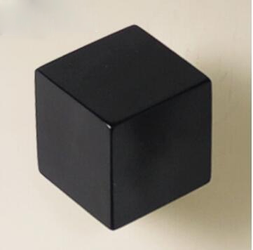 Color Drop Shapes Wooden Hook & Holder Dice Black