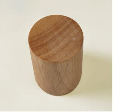 Color Drop Shapes Wooden Hook & Holder Cylindrical Natural