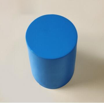Color Drop Shapes Wooden Hook & Holder Cylindrical Blue