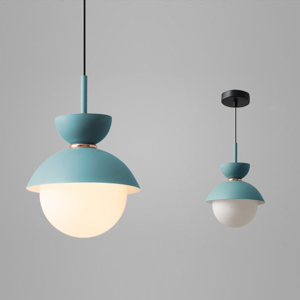 Color Eclipse Pendant Light Blue