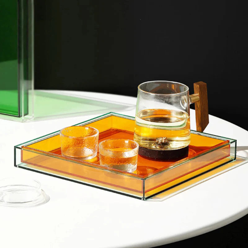 Color Pop Acrylic Serving Tray - Final Sale
