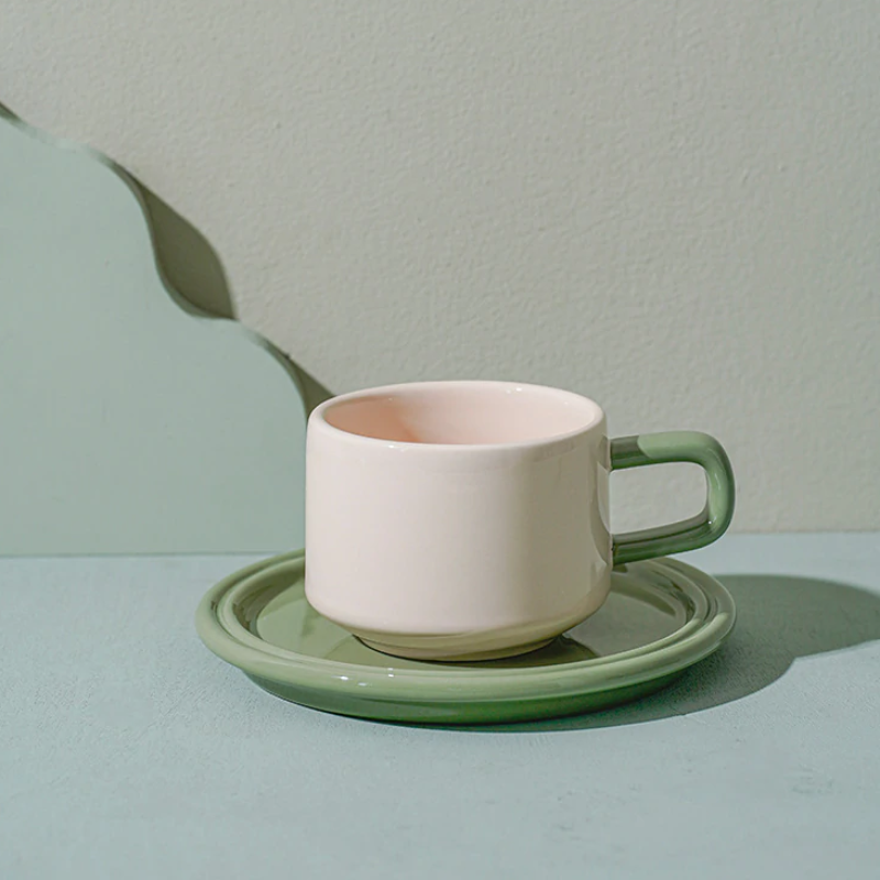 Color Wheel Coffee Cup Set
