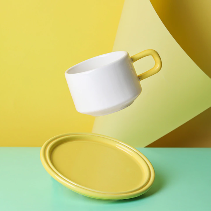 Color Wheel Coffee Cup Set