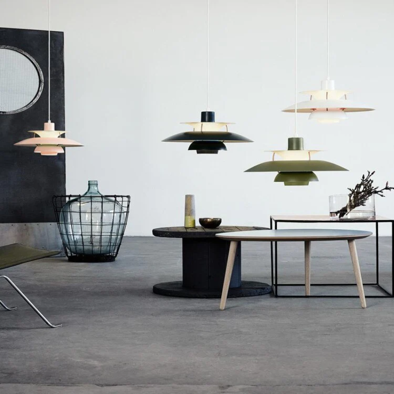 Colored Layered Pendant Light -Final Sale