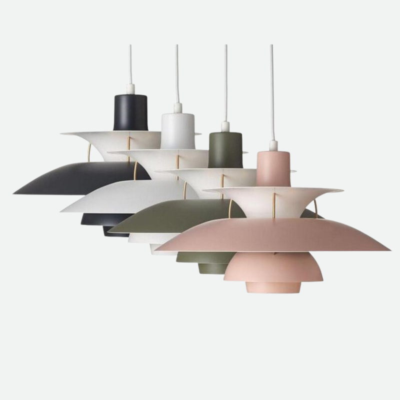 Colored Layered Pendant Light -Final Sale