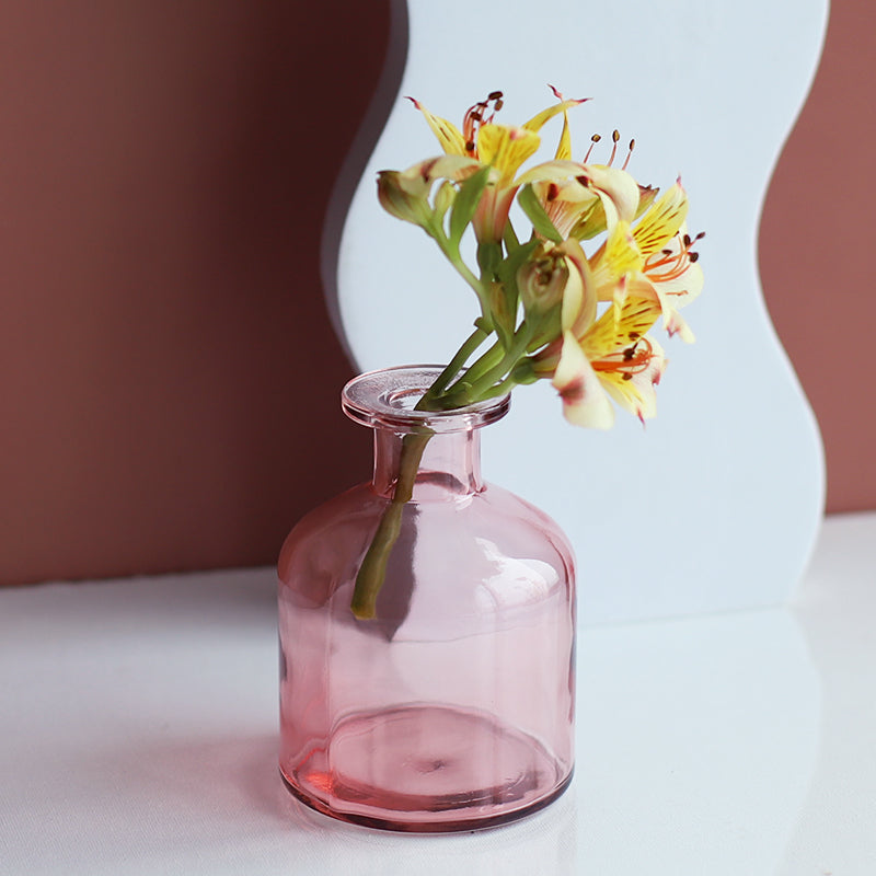 Colorful Glass Bud Vases
