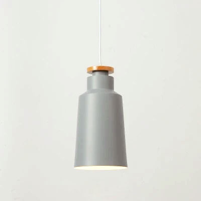 Colorful Metal & Wood Pendant Lights