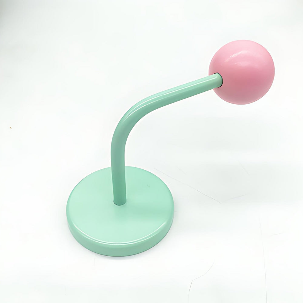 Colorful Magnetic Wooden Ball Hooks Home Storage