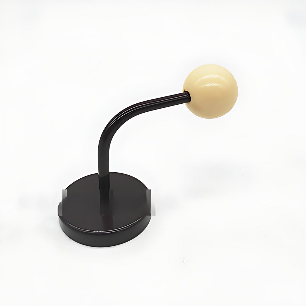 Colorful Magnetic Wooden Ball Hooks Home Storage Cocoa Cream