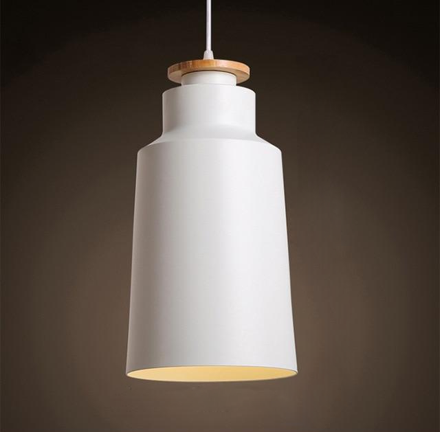 Contrast Metal & Wood Pendant Lights