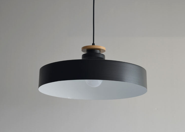 Contrast Metal & Wood Pendant Lights - Final Sale