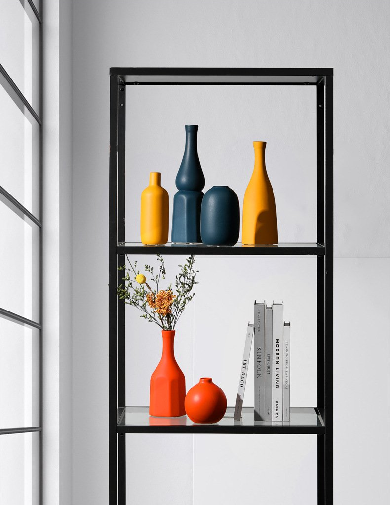 Contrasted Ceramic Vases
