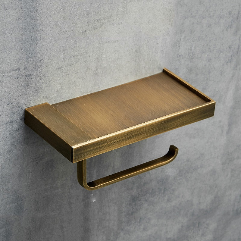 Copper Park Paper & Towel Wall Rack Bronze
