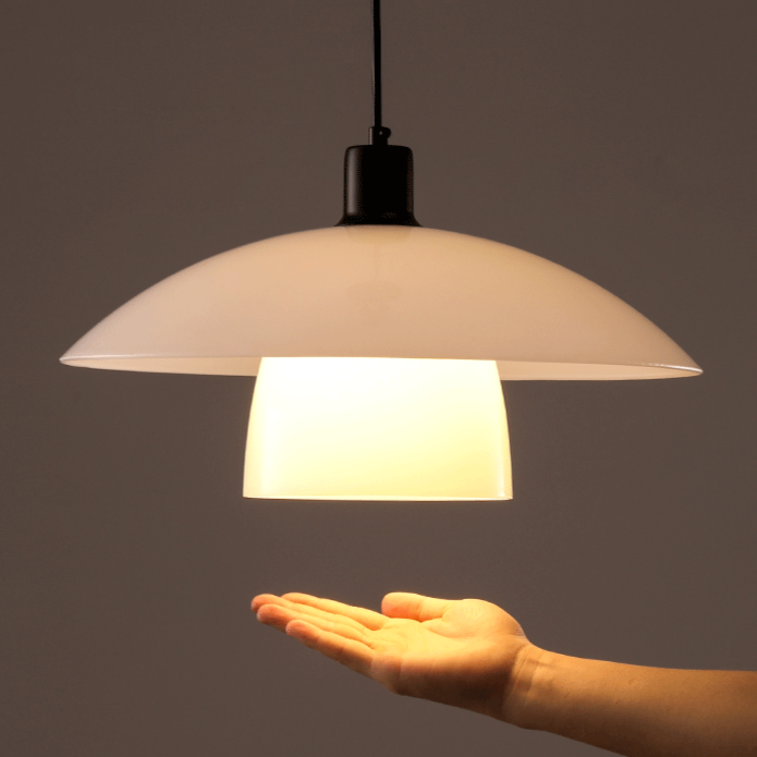 Cordia Retro Glass and Metal Pendant Light