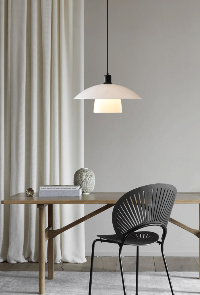 Cordia Retro Glass and Metal Pendant Light