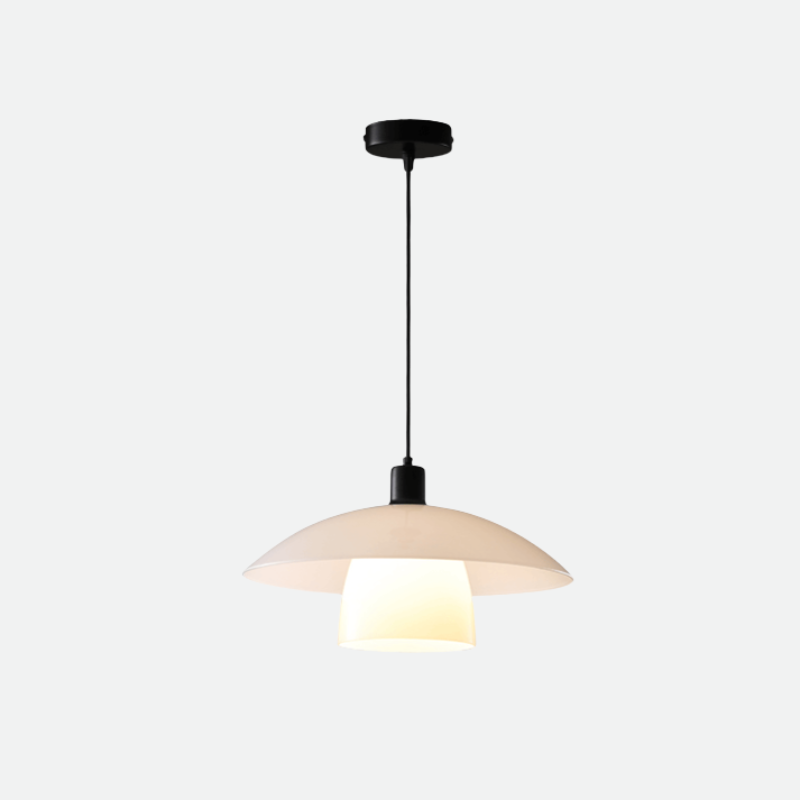 Cordia Retro Glass and Metal Pendant Light