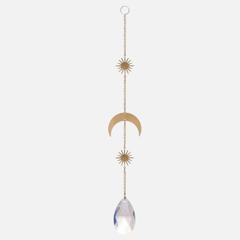 Cosmos Crystal Wind Chimes Mystic Moon