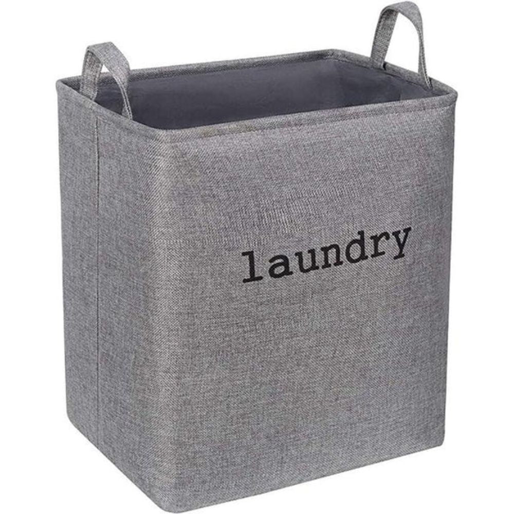 Cozy Cube Laundry Basket Urban Gray