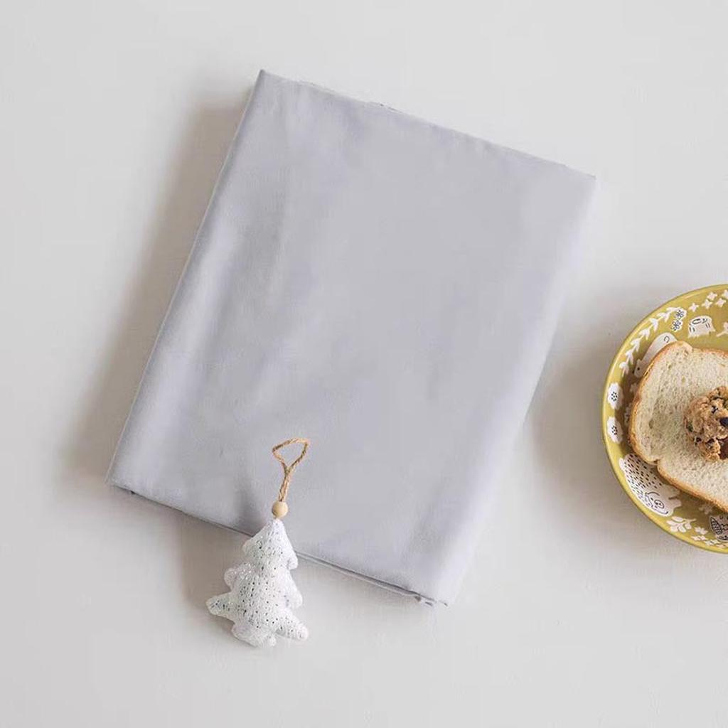 Cotton Pastel Color Sheet Set - 5 Colors Light Grey