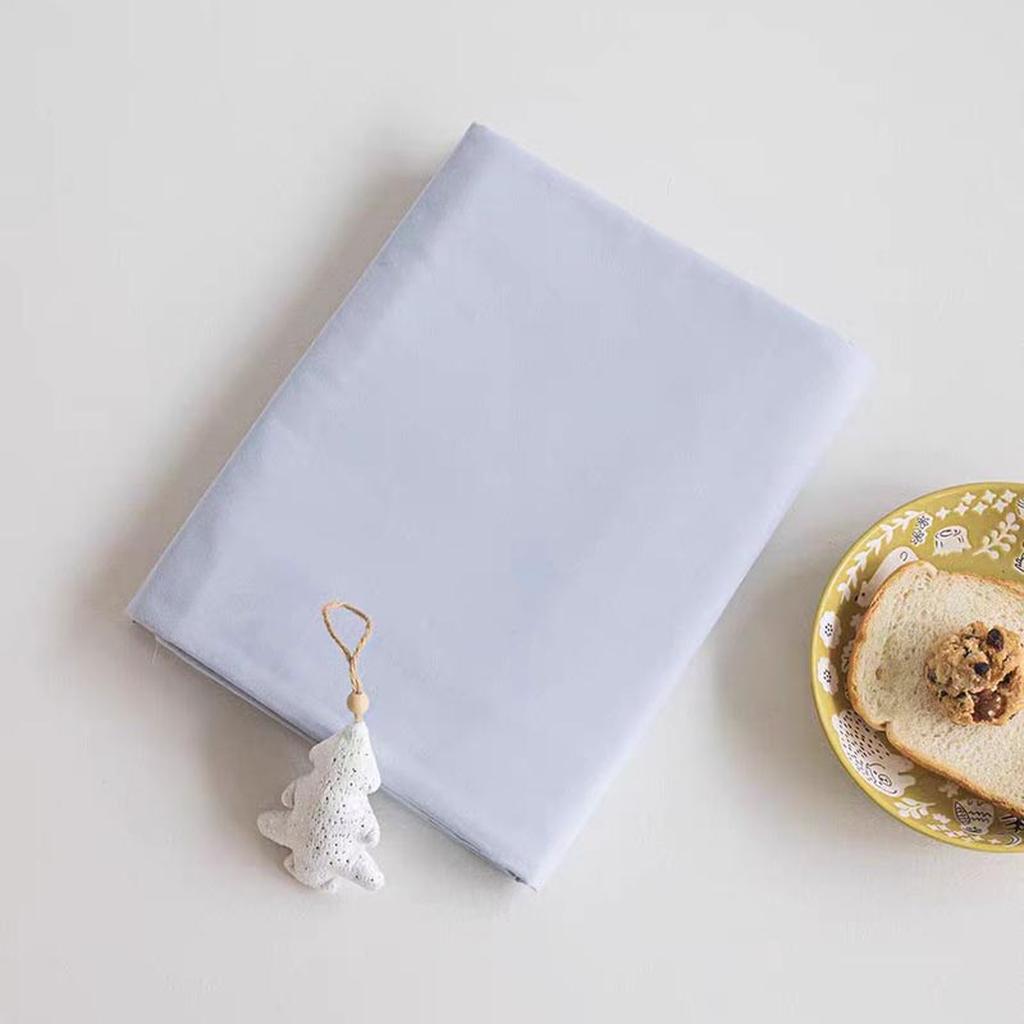 Cotton Pastel Color Sheet Set - 5 Colors Washed Blue