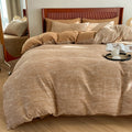 Cotton Houndstooth Jacquard Farmhouse Duvet Cover