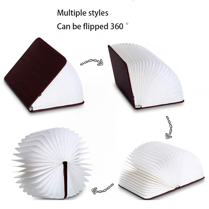 Creative 3D Folding Book Night Light