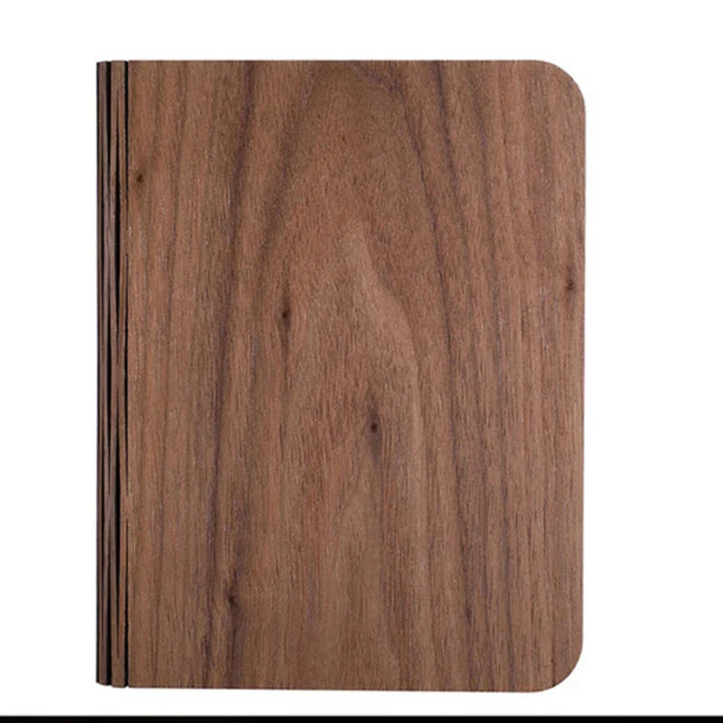 Creative 3D Folding Book Night Light Walnut