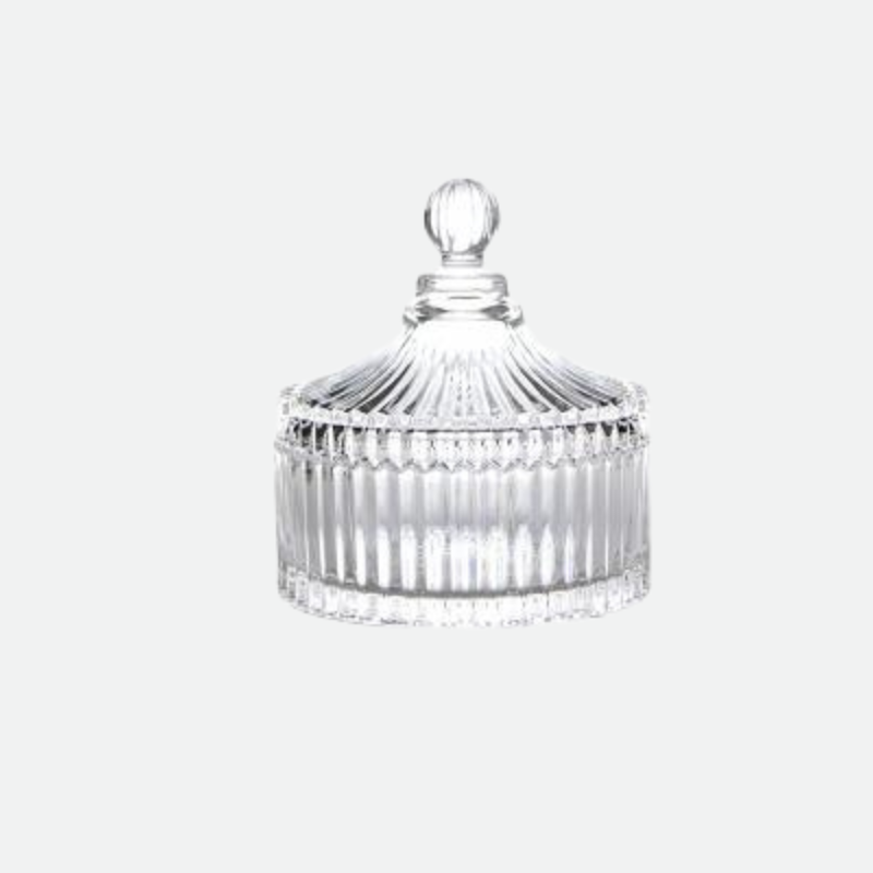 Crystal Glass Candy Jar Container Elizabeth Small