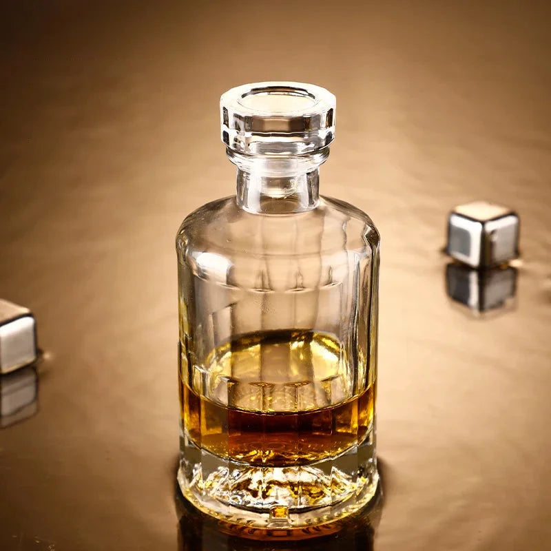 Prestige Crystal Whiskey Decanter Faceted 250 ml