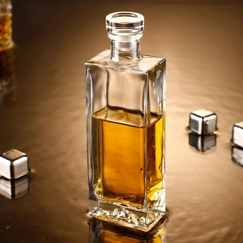 Prestige Crystal Whiskey Decanter Rectangle 500 ml