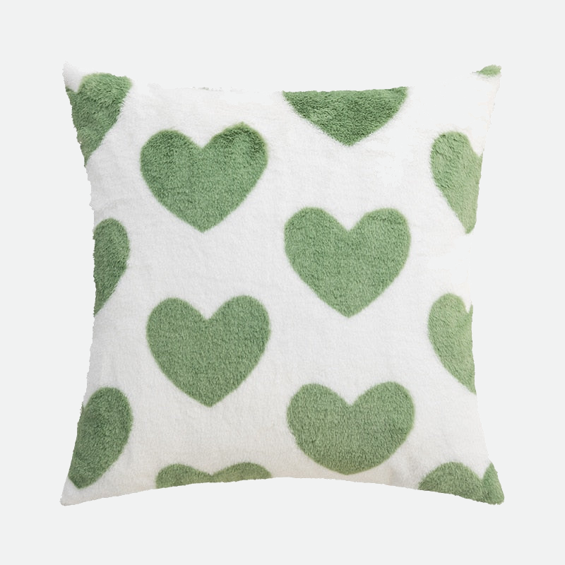 Cute Shapes Felt Pillow Covers Heart