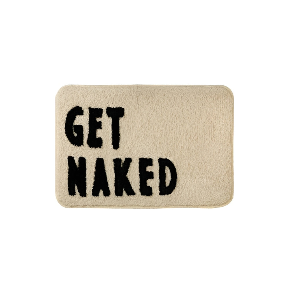 Aesthetic Fluffy Bath Mat Room Decor Bare Statement