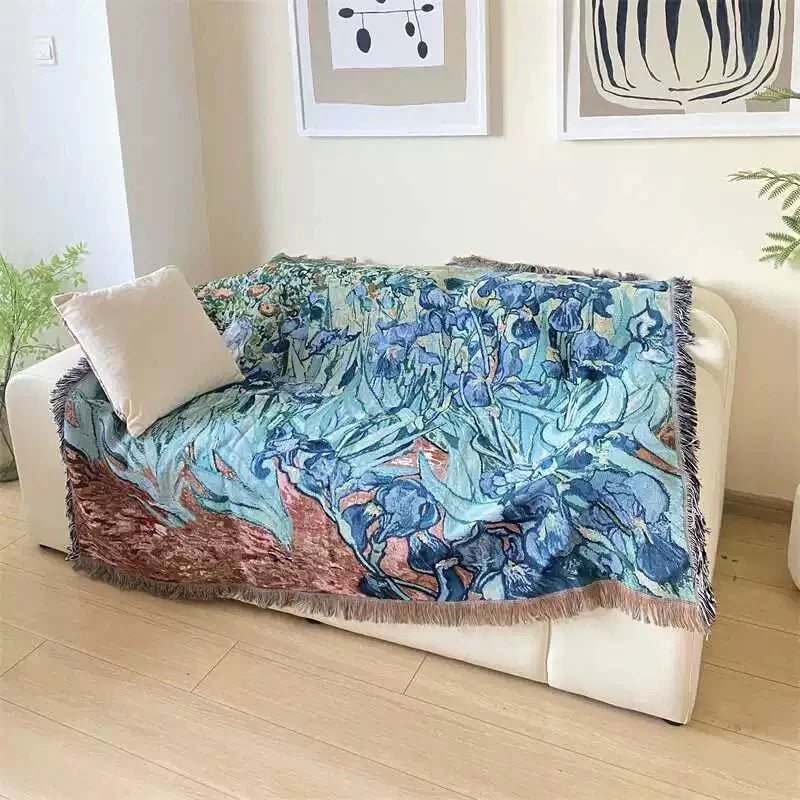 Cypress Breeze Artisanal Woven Throw
